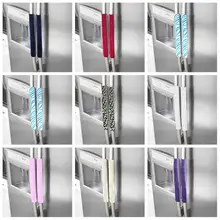 2 шт. практичный холодильник Дверная ручка Крышка золотой бархат ткань кухонный прибор декоративные ручки противоюзовый протектор перчатки