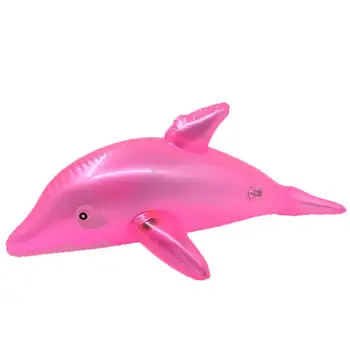 

3Pcs Inflatable PVC Dolphin Shape Toy Water Beach Bath Swimming Pool Toy Swimming Supplies For Kids Adult High Quality
