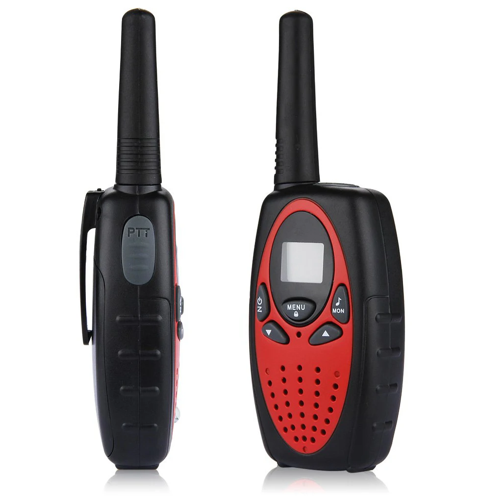 Excelvan 8 канальная пара рации UHF400 470MHZ 2 канальное радио 3 км дальность красный и