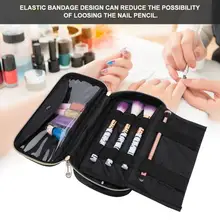 Набор ногтей портативные гелевые ногти Карандаш кисти Косметический Чехол Многофункциональный водонепроницаемый мешок для хранения ногтей набор