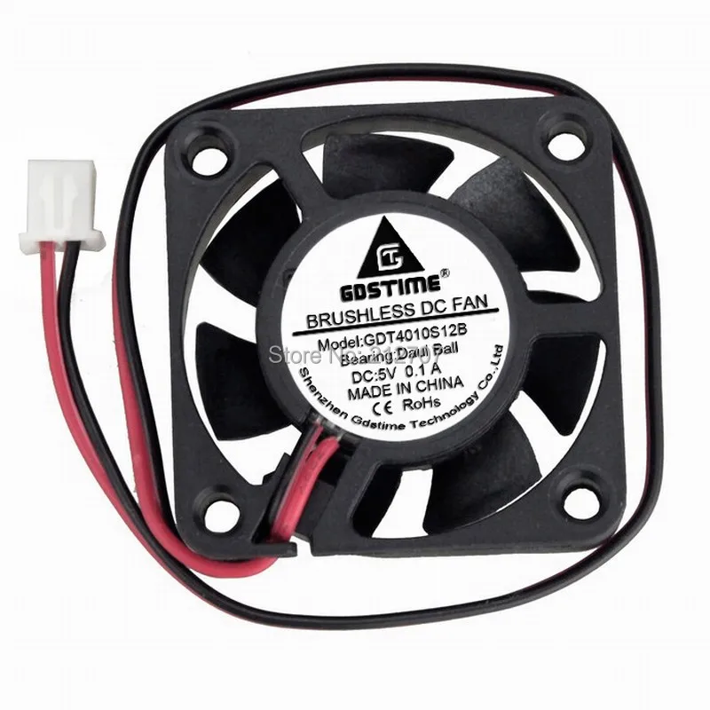 5Pcs 24V 2-Pin DC Cooling Fan 40mm 40x40x10mm 4cm 4010s Mini Brushless Cooler