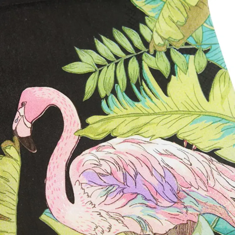 20 шт красочные печати Фламинго шаблон бумажные салфетки большого размера Салфетки настольные украшения для вечеринок и мероприятий 33*33 см