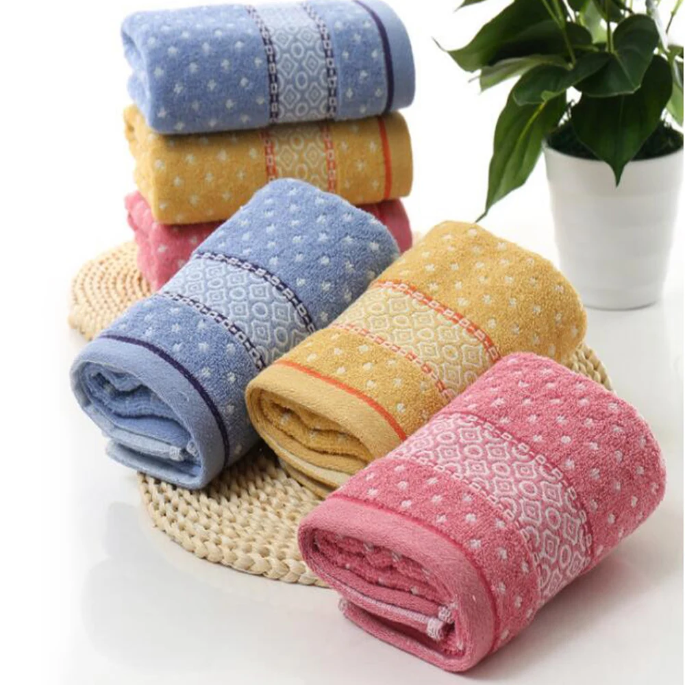 

New Cotton Face Towel Durable Thicken Ultra Soft Highly Absorbent Comfortable Towel Fashion Design Towels Household Essential