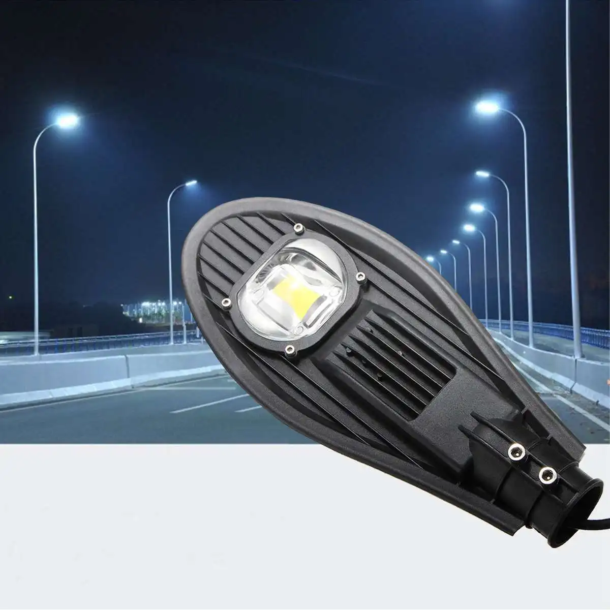 

Mising 30W Led Street Light Waterproof IP65 AC85-265V Led Streetlight Road Garden Lamp Warm/Cold White Spotlights Wall Lamp