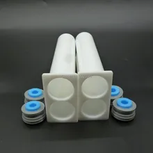 2 комплекта AB Клей эпоксидная смола акриловый клей картридж 50 мл 1:1 одноразовый двойной клей картридж PP смеситель трубка 2 части