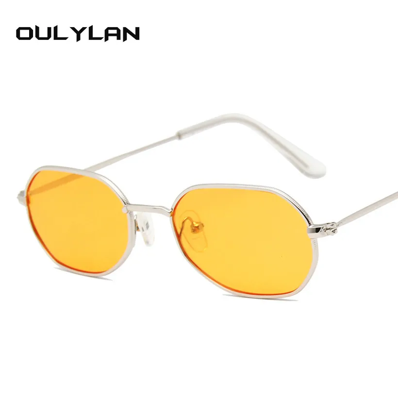 

Oulylan Polygonal Sunglasses Women Glasses Lady Luxury Retro Metal Sun Glasses Vintage Brand Design