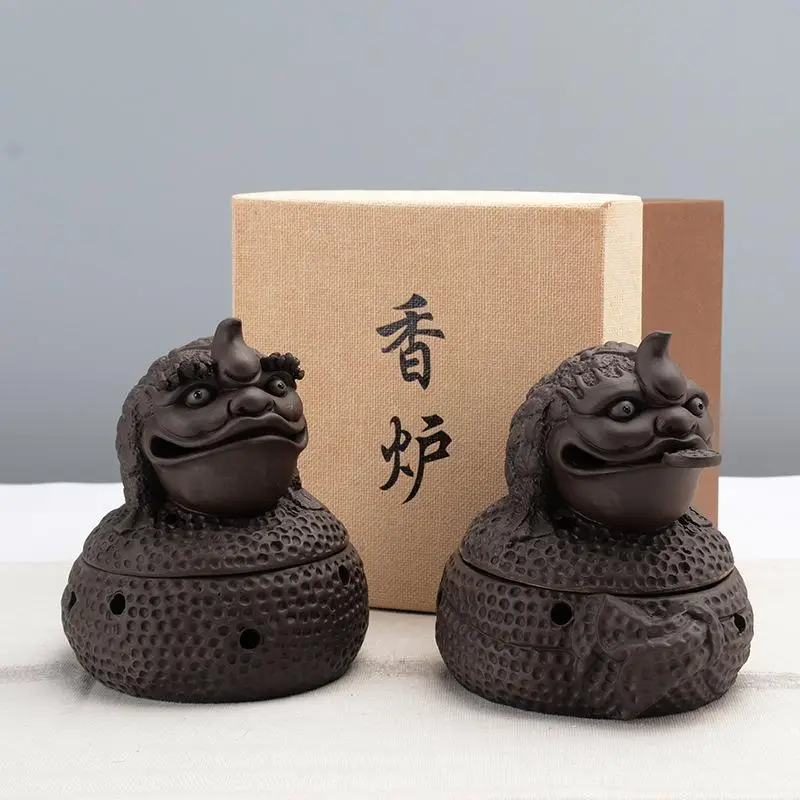 

Toad Backflow Incense Burner Smoke Waterfall Incense Burner Holder Ceramic Aromatherapy Furnace Creative Home Decor Censer Gifts