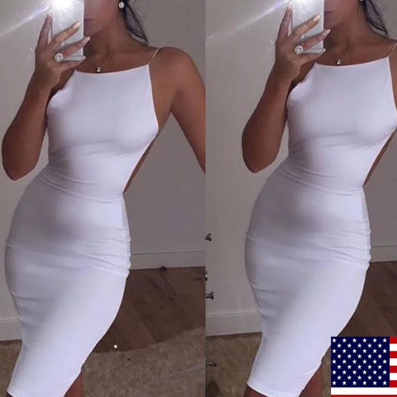 المشاهير حزب مثير الأبيض اللباس المرأة عارية الذراعين فستان بحزام Bodycon أكمام حزب ضئيلة الركبة طول اللباس 2019 الصيف إمرأة