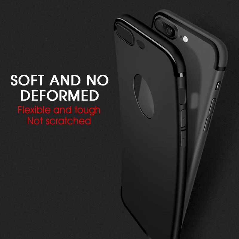 New phone shell for iPhone 7 the iPhone Case 6 TPU Silicone Case Ultra Thin Back Cover for 5 5s 6s se 6 8 Plus X XS Phone Cases