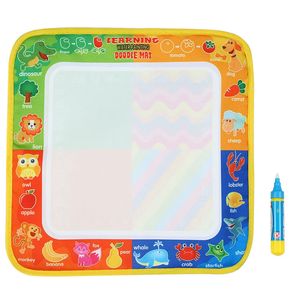 

Non-toxic Magic Water Drawing Mat Board Painting and Writing Doodle With Magic Pen for Baby Kids Education Drawing 29 * 30 CM