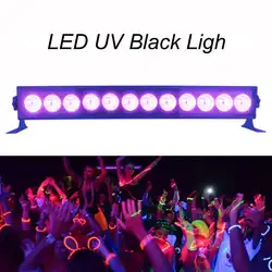 AC 100-240 В 13 Вт фиолетовый светодиодный пар Blacklight УФ-дискотечная лампа ди-Джея лазерный сценический свет вечерние вечеринки клуб Хэллоуин Xmas