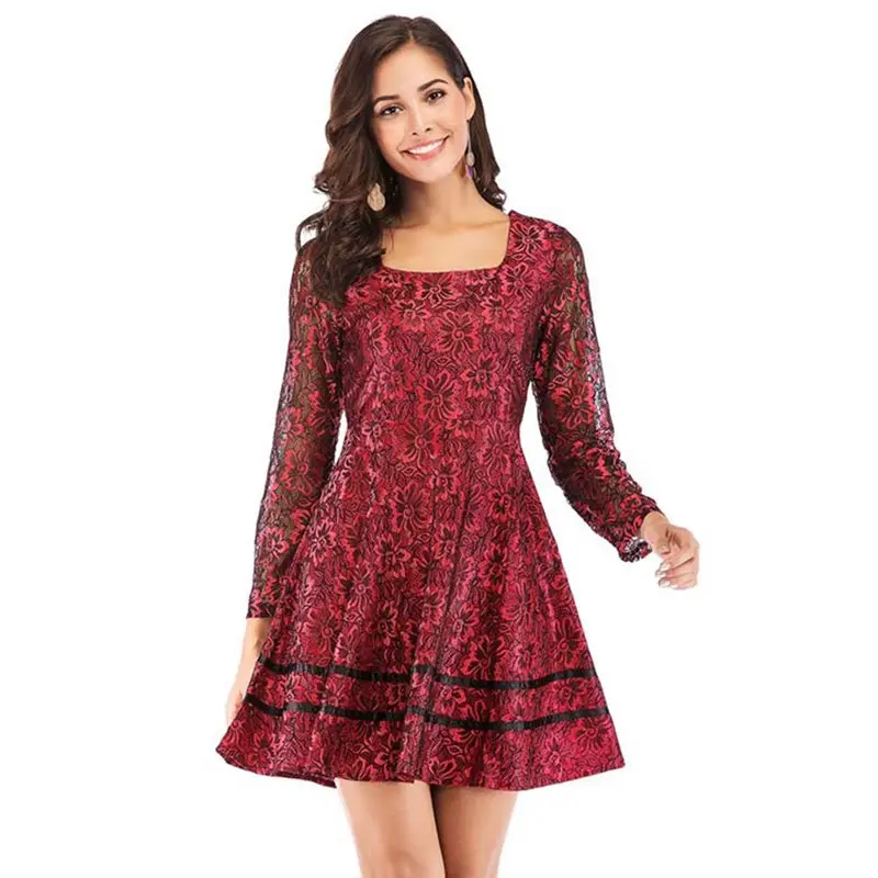 retro mini aline dress