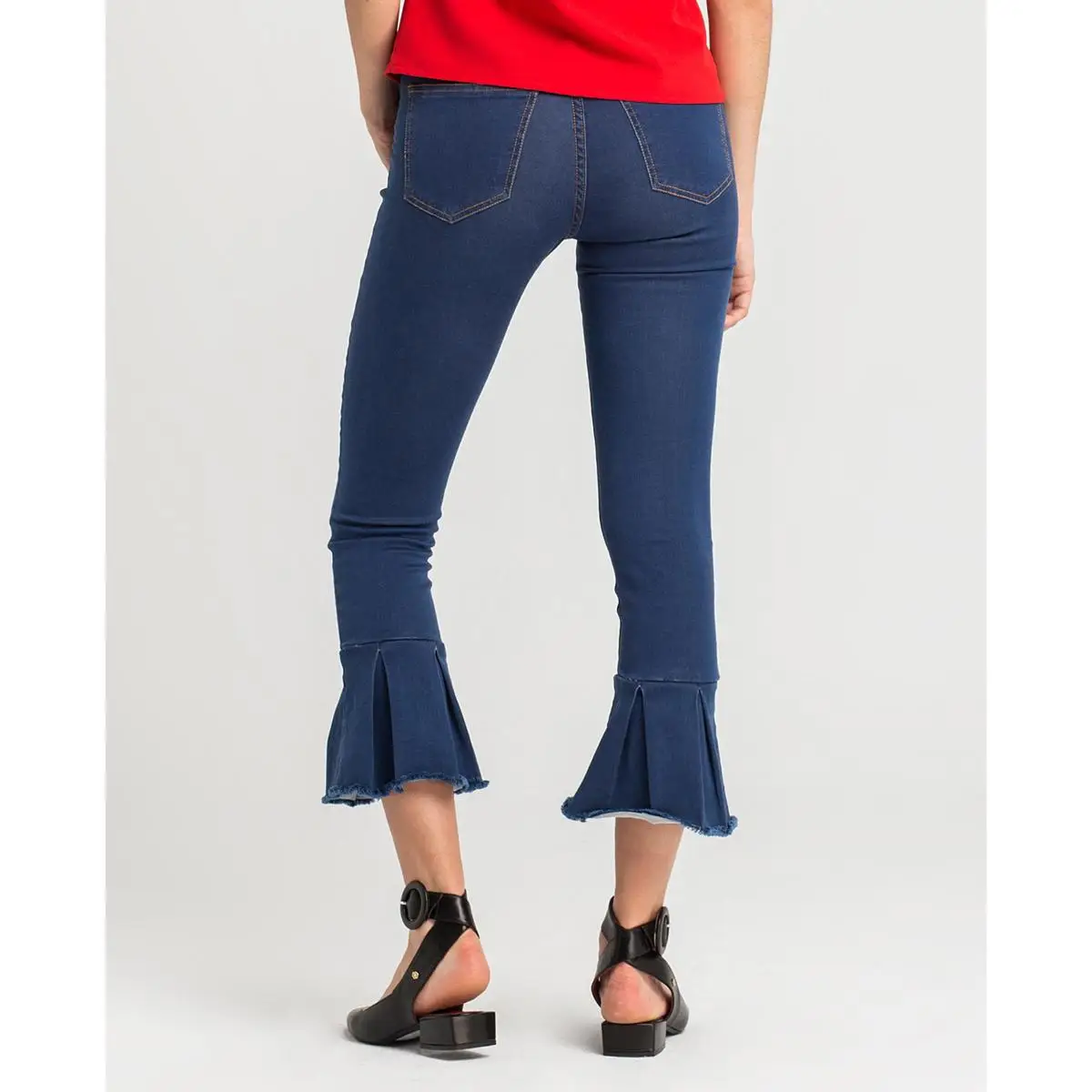 CUPLE WOMAN TEXTILE TROUSERS PANT. Ковбойский маховик ковбой темно синий |Куртки| |