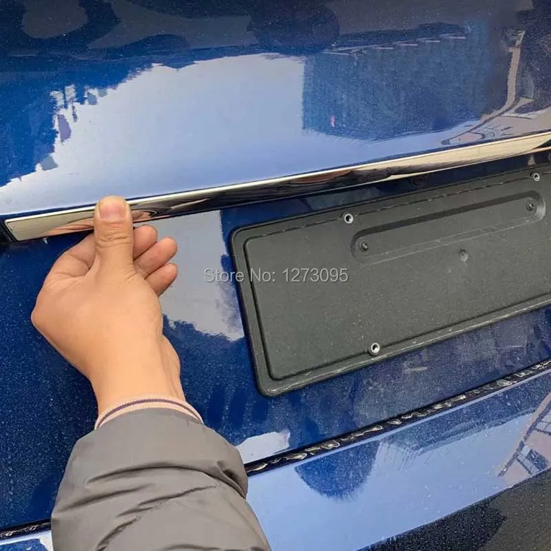 Для 2018 2019 Tesla модель 3 Нержавеющая Задняя Крышка багажника задняя дверь крышка