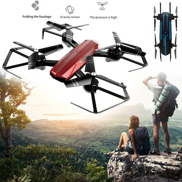 

2018 RC Drones with hd Camera RC Helicopter Foldable Mini Drone FPV Quadcopter Aircraft Selfie Drone Foldable 8809W VS JY018 H43