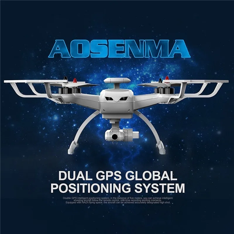 

Original Aosenma Cg035 Double Gps Optical Positioning Wifi Fpv 6 Axis 1080p Hd Camera Rc Quadcopter Multirotor Rc Drone