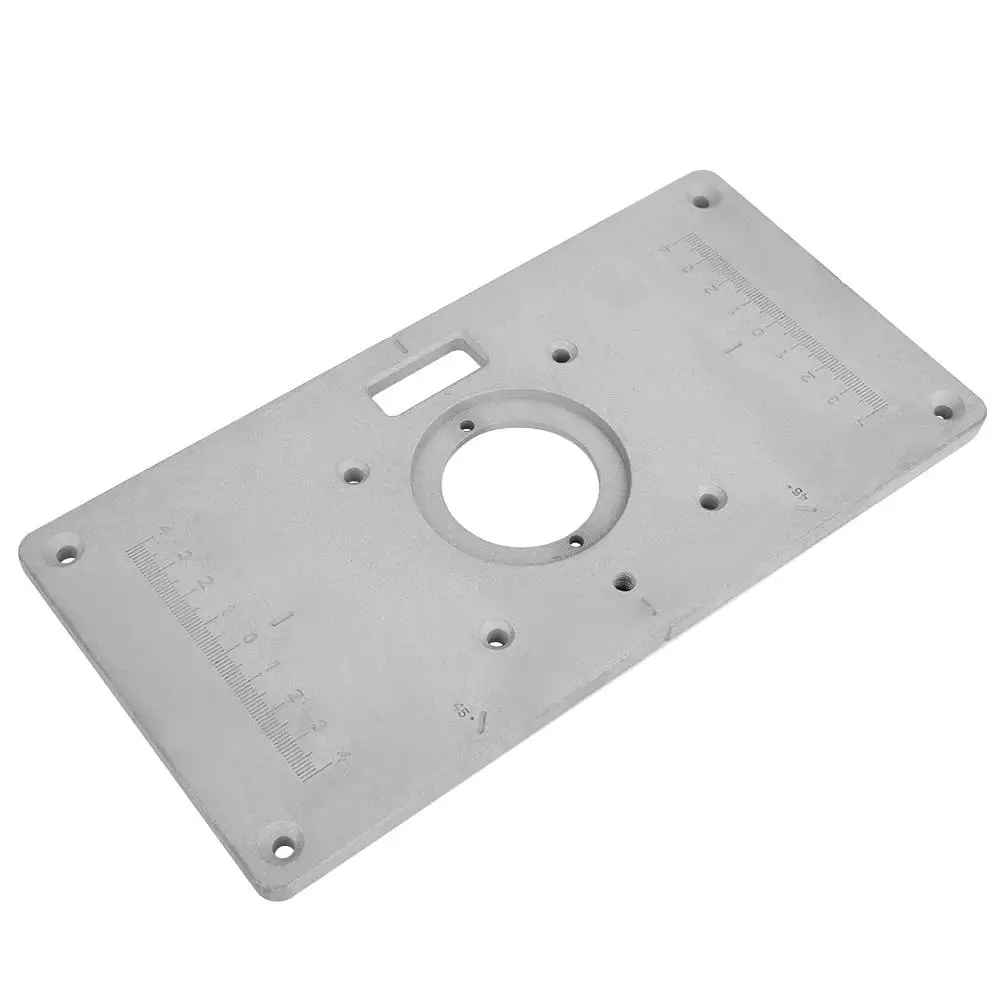 235 мм x 120 8 алюминиевый деревообрабатывающий DIY фрезерный стол с пластиной и