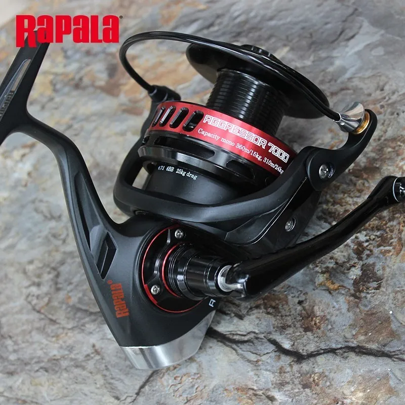 Rapala агрессора A7000 большой глубокой морской Спиннинг рыболовная Катушка Макс