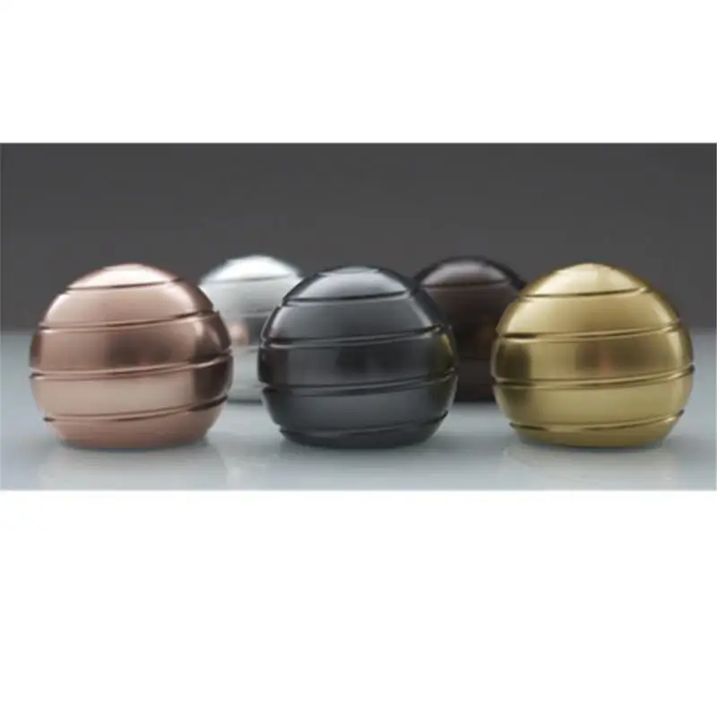 New Desktop Decompression Rotating Spherical Gyroscope Desk Toy Metal Gyro Optical Illusion Flowing Finger Toy For 1 New Desktop Decompression Rotating Spherical Gyroscope Desk Toy Metal Gyro Optical Illusion Flowing Finger Toy For 4
