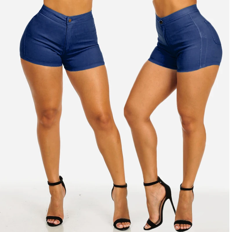 Nowy 2019 lato kobiet szorty damskie wysokiej talii Skinny Jeans pakiet Hip  Sexy Denim krótkie dorywczo krótki kobiet Bottom Plus rozmiar|Szorty| -  AliExpress