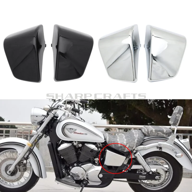 Боковые Крышки для мотоцикла Honda 1997 2003 Shadow VT400 VT750 ACE 2002 2001 2000 1999 высокое