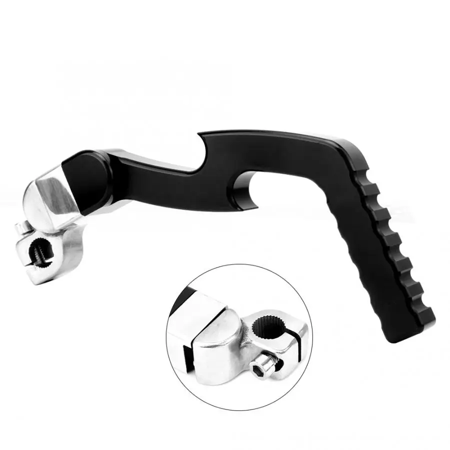 Frenos de motocicleta negro CNC Pedal de palanca de arranque para Honda XR50 CRF50 70CC 110CC 125CC 138CC Dirt Bike motorsiklet