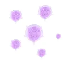 Еда класс Силиконовые Крышка для сохранения свежести супер стрейч фрукты чаша Крышка Герметичный всасывания Крышка Для Кофе Кружка горшок контейнеры 6 упак