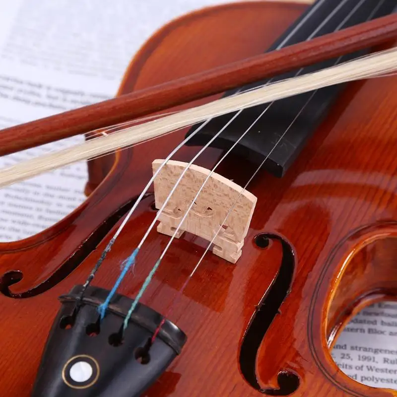 Деревянная акустическая скрипка мостовой клен скрипка код музыкальный инструмент аксессуар