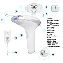 Домашний фотонный лазер инструмент для удаления волос мужской и женский весь инструмент для удаления волос Тело Лобки перманентное устройство