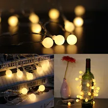 Гирлянда 3 М 1,5 м AA батарея светодиодный светильник s Рождественский светильник s домашняя гирлянда на батарейках свадебное Рождественское украшение светильник