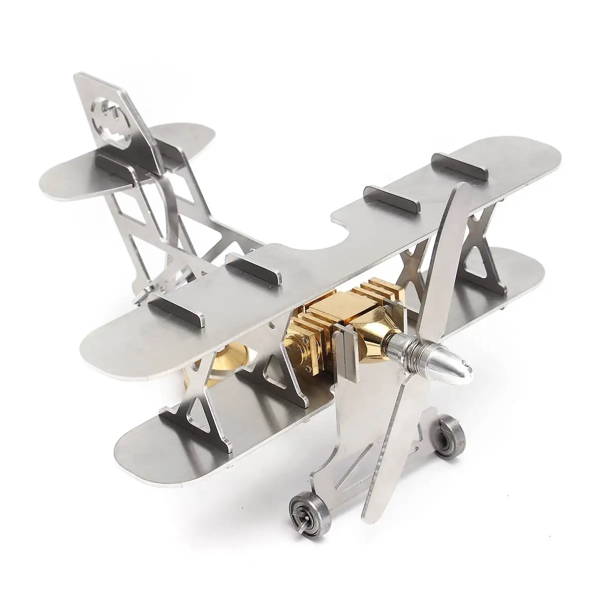 

Hot Air Stirling Aircraft Engine Model Plane Motor Stirling Engine Steam Power Generator Model Physics Experiment Educational