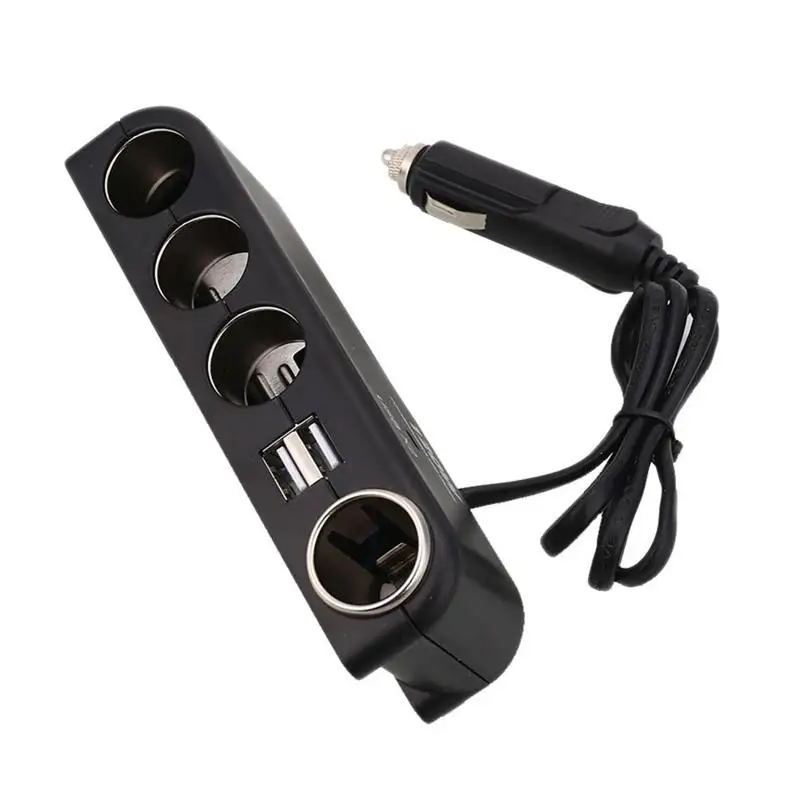 1 шт. Универсальный DC Выход разветвитель прикуривателя Dual USB разъем автомобильное