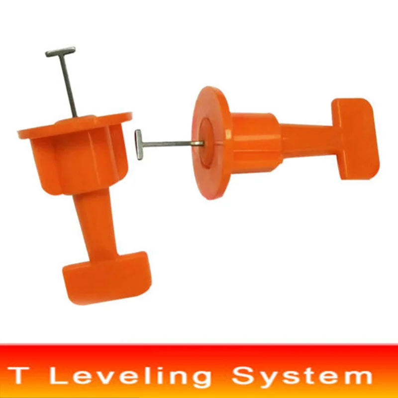 

50pcs Tile T Leveler Systems Ceramic Positioning T Leveler System Paving Tile Correction Equalizer
