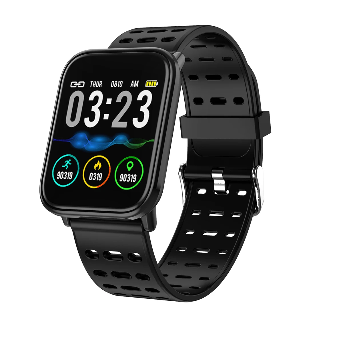 

T6 Smart Watch Men Waterproof Pedometer Blood Pressure Heart Rate Sleep Monitor 1.3'' Full TouchScreen Sports Fitness Bracelet