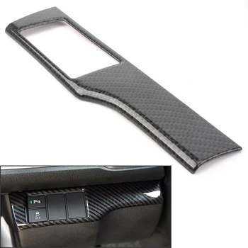 

ABS Carbon Fiber Car ESP Control Switch Panel Decoration Cover Trim Mouldings For Honda Civic 2016 2017