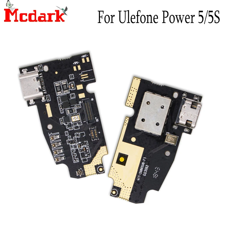Mcdark For Ulefone Power 5S USB Charging Port Flex Cable Charger Plug Connector 5 Dock Board | Мобильные телефоны и