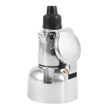 

DHBH-Trailer Socket 7Pin 12N Type Trailer Connector Car Accessories 7 Way Metal Trailer Socket