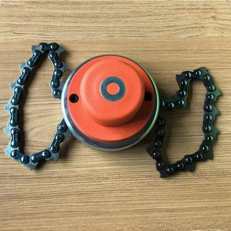 Lawn Mower Trimmer Head Chain Brushcutter for Garden Grass Brush Cutter Tools Parts Gardening Tools Trimmer Head Chain