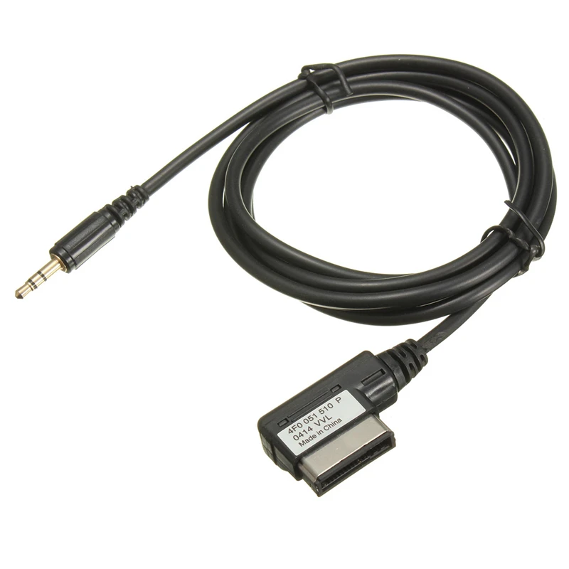 Car Auto 1.5M Music Interface AMI MMI to 3.5mm Audio AUX MP3 Adapter Cable For VW/Jetta/Goft/Mk5/for AUDI A3