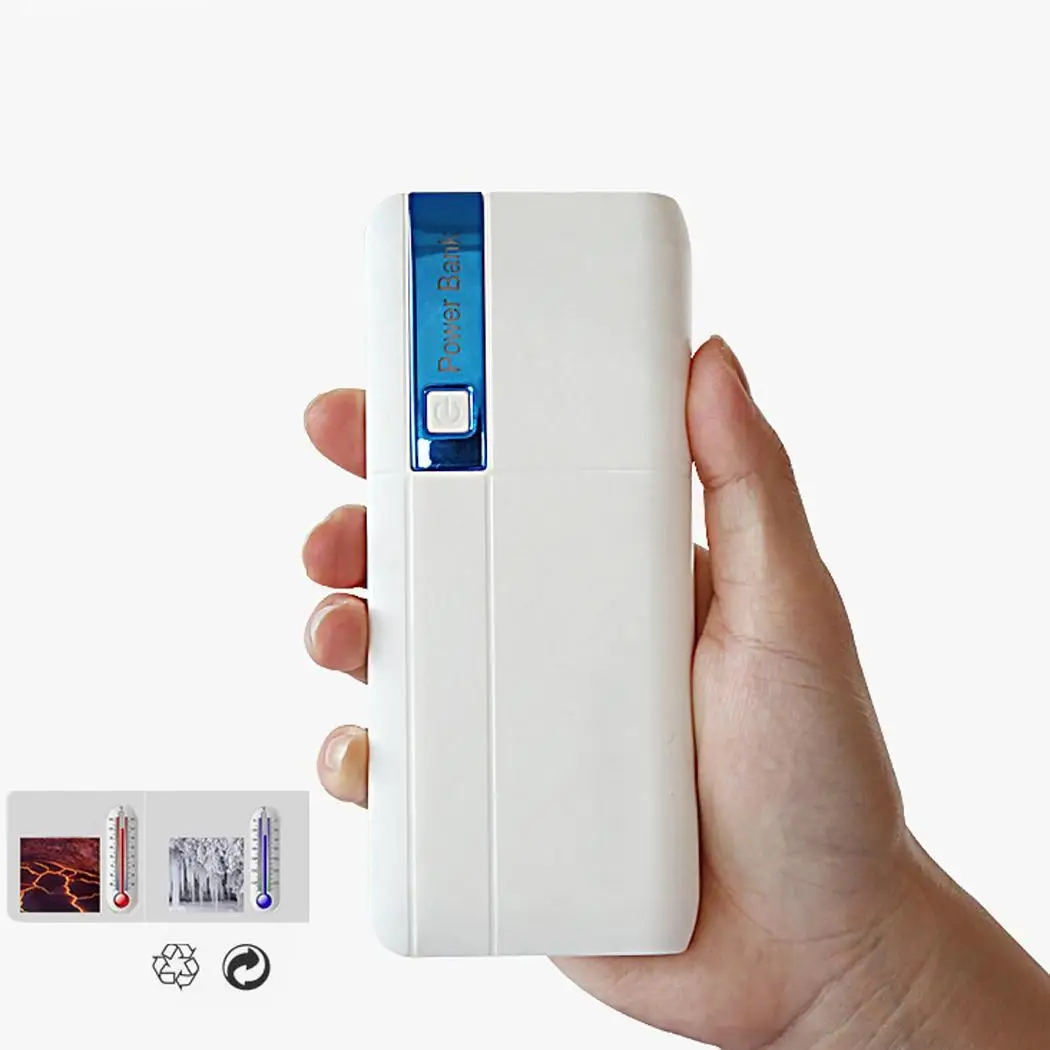 

Portable Charge 10000mAh Three USB Fast Charging 5V 1A LED Power Bank External Batteries For Samsung Xiaomi MI iPhone 6 7 X