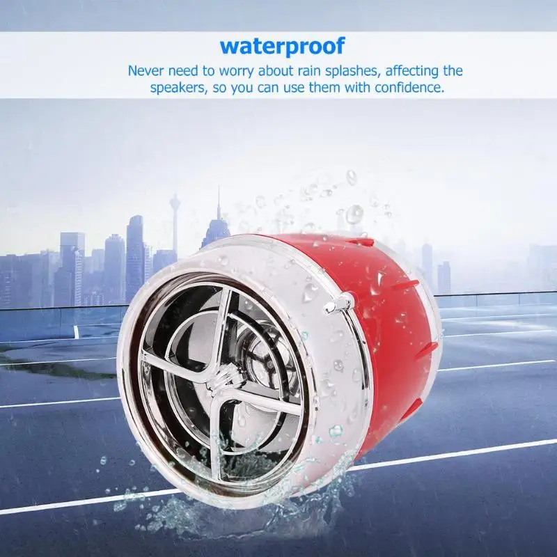 

3 Inch Multifunction Motorcycle Waterproof Audio Speaker MP3 Player FM Radio Bluetooth APP Control Speaker