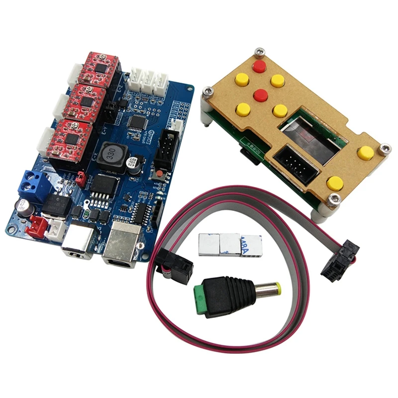 

GRBL Offline Working Controller Lcd Screen+3 Axis Control Board For Engraving Machine Wood Router