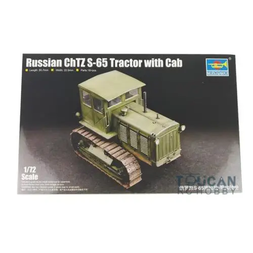Trumpeter 07111 1/72 русский ChTZ S-65 трактор с кабиной сборочная модель комплект DIY TH05611-SMT2 |