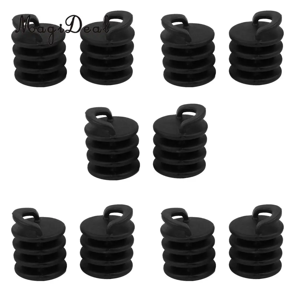 MagiDeal 10 Pieces Lightweight Kayak Marine Boat Scuppers Stoppers