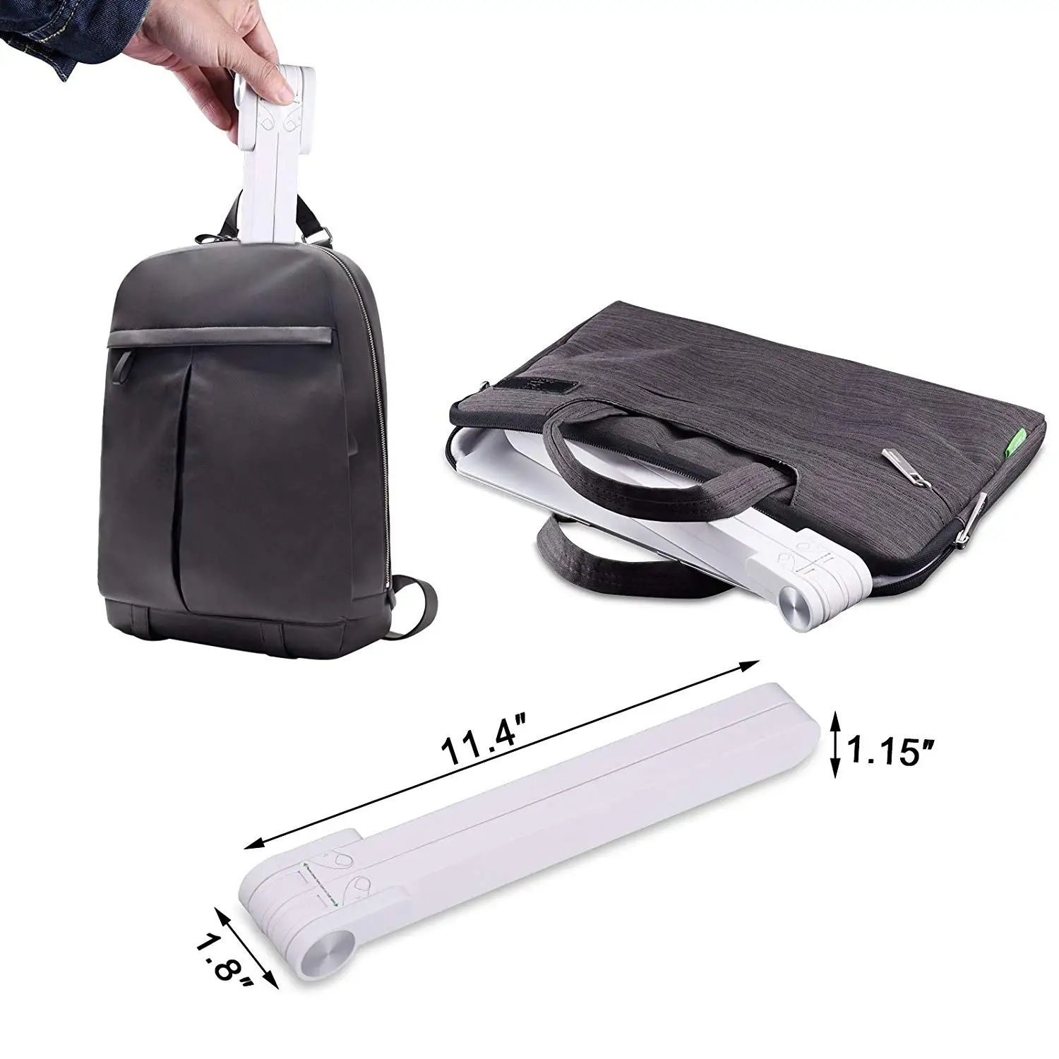 Adjustable Laptop Holder Portable Foldable Desktop Stand with Ergonomic Design 10 inch-17.3 inch Laptop for MacBook Note Adjustable Laptop Holder Portable Foldable Desktop Stand with Ergonomic Design 10 inch-17.3 inch Laptop for MacBook Note