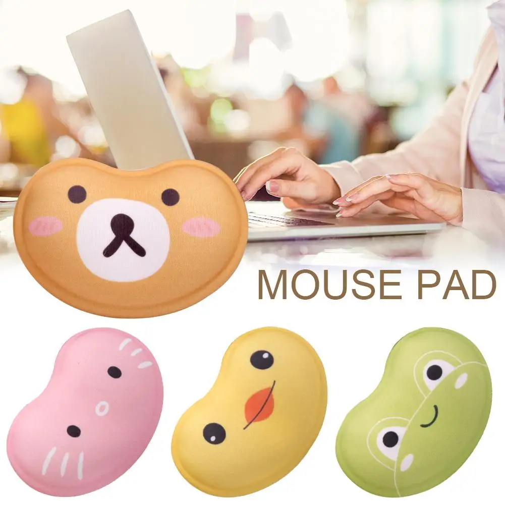

Silicone Mini Memory Foam Mouse Pad Non-slip Wrist Protection Pad 3D Silicone Handrest Cushion Ergonomic Mouse Pad