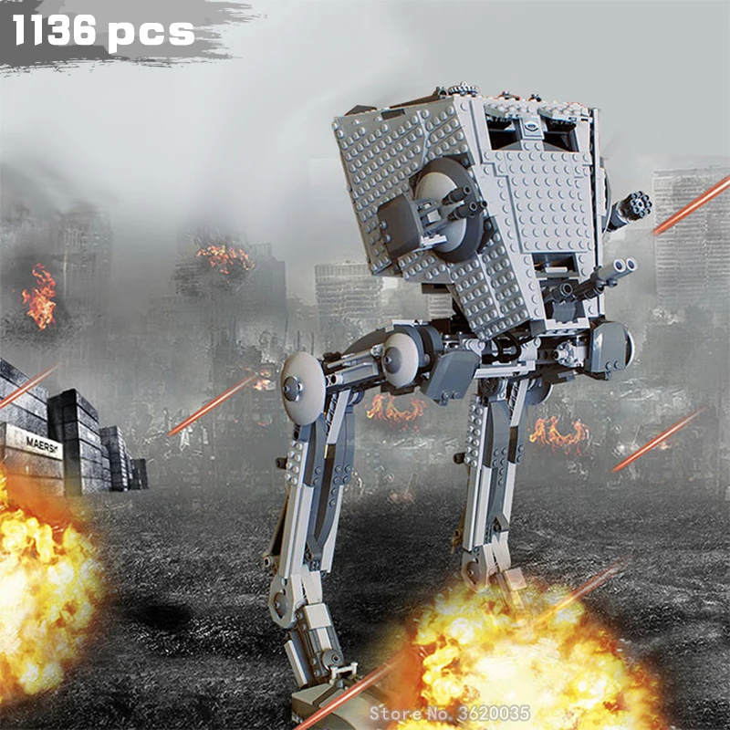 

Lepin brand new Wormhole military War STAR Out of print AT model Building Blocks series Boys Toys Children Gifts with LegoINGlys