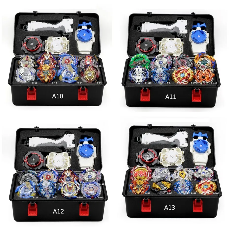 8 шт. топ Beyblade Burst Bayblade B100 B110 B97 B125 с пусковым устройством для детей мальчиков