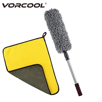 

Car Cleaning Tool Dust Shan Adjustable Household Microfiber Soft Extend Stretch Brush For Vehicles Cars Cleaning