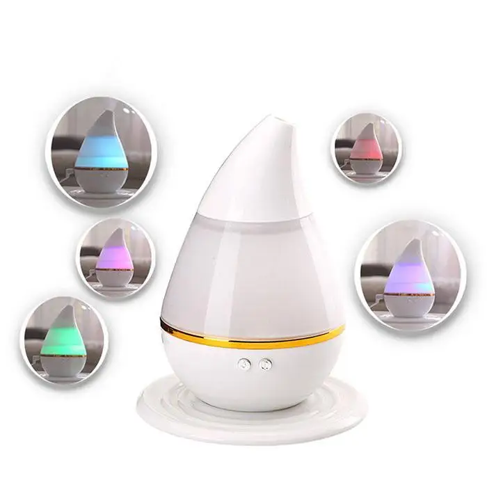 

Mini USB Cute Air Humidifier Silent Ultrasonic Diffuser Mist Maker 7 Colorful Changing LED Night Light for Home Office Car